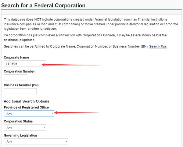 加拿大公司注冊(cè)查詢(xún)
