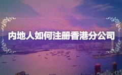 內(nèi)地人如何注冊(cè)香港分公司